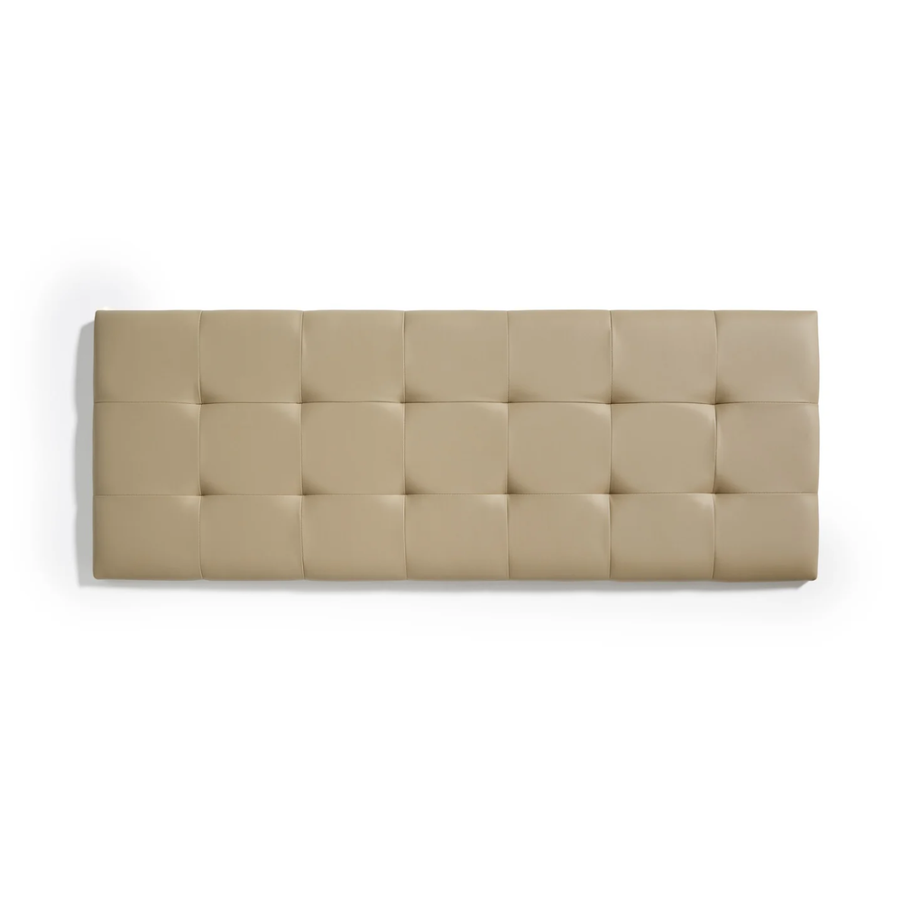 Checkered Faux Leather Headboard