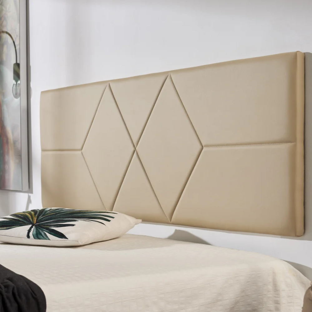 Diamond Headboard Faux Leather