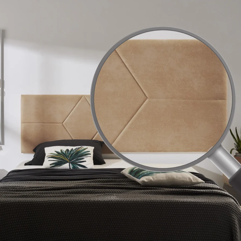 Rhombus Fabric Headboard