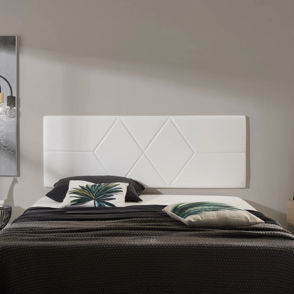 Diamond Headboard Faux Leather