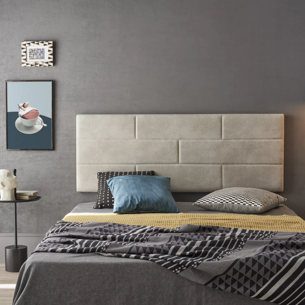 Brick Wall Fabric Headboard