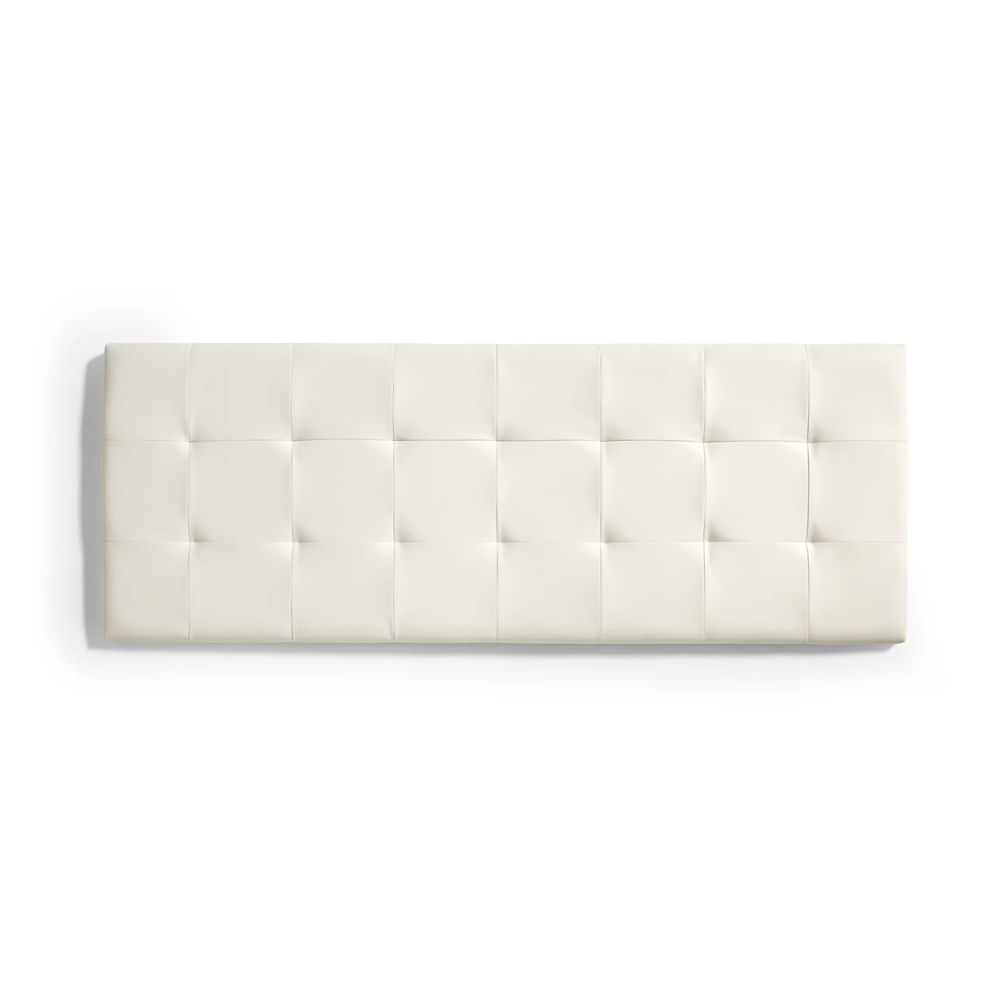 Checkered Faux Leather Headboard