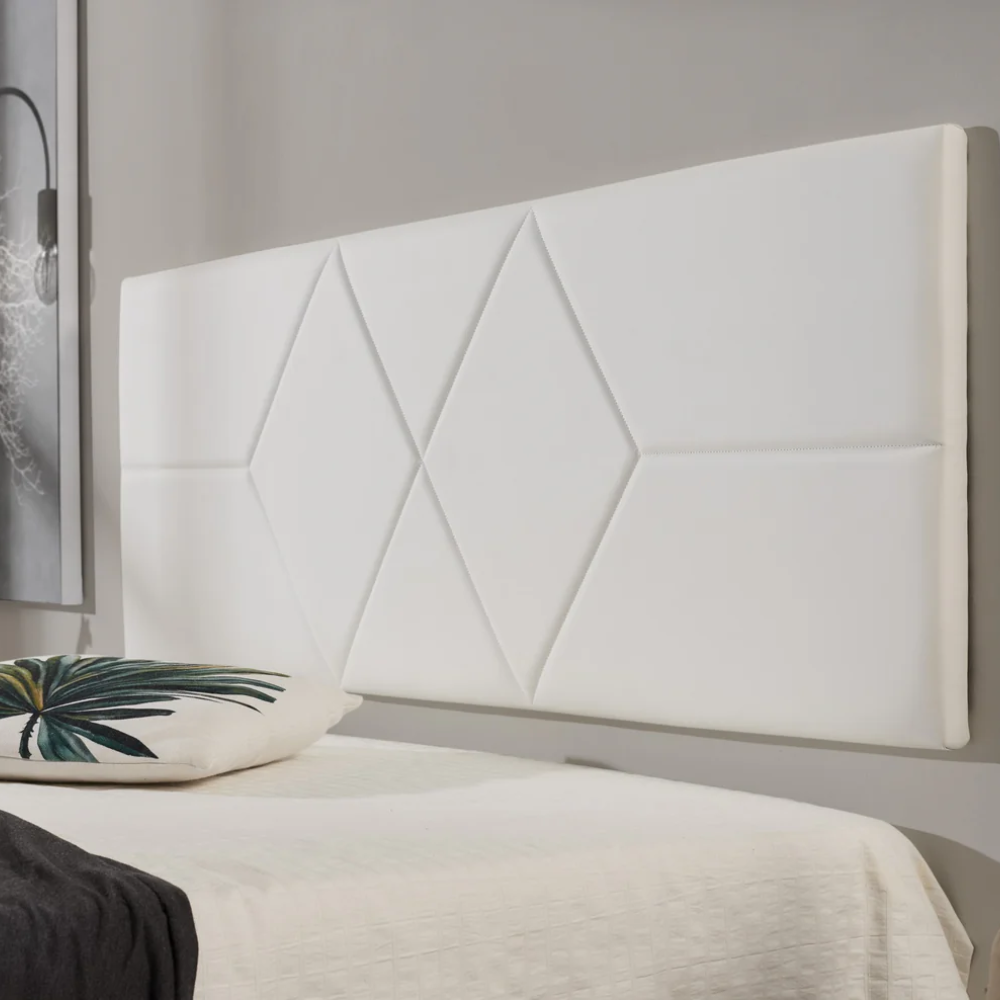 Diamond Headboard Faux Leather