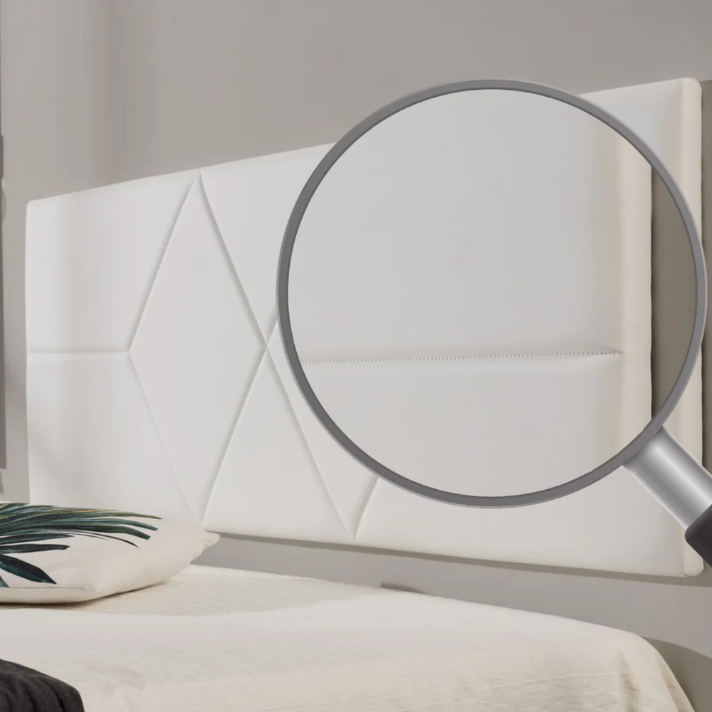 Diamond Headboard Faux Leather