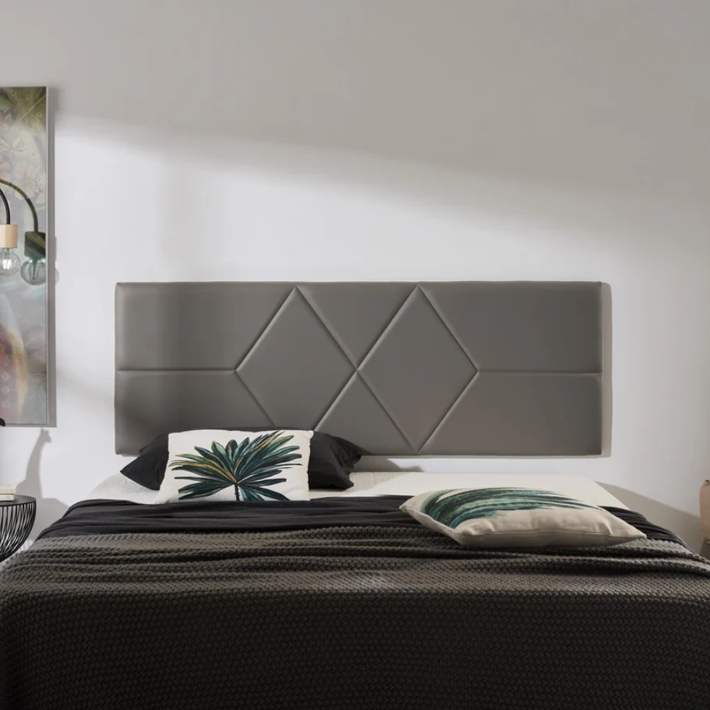 Diamond Headboard Faux Leather