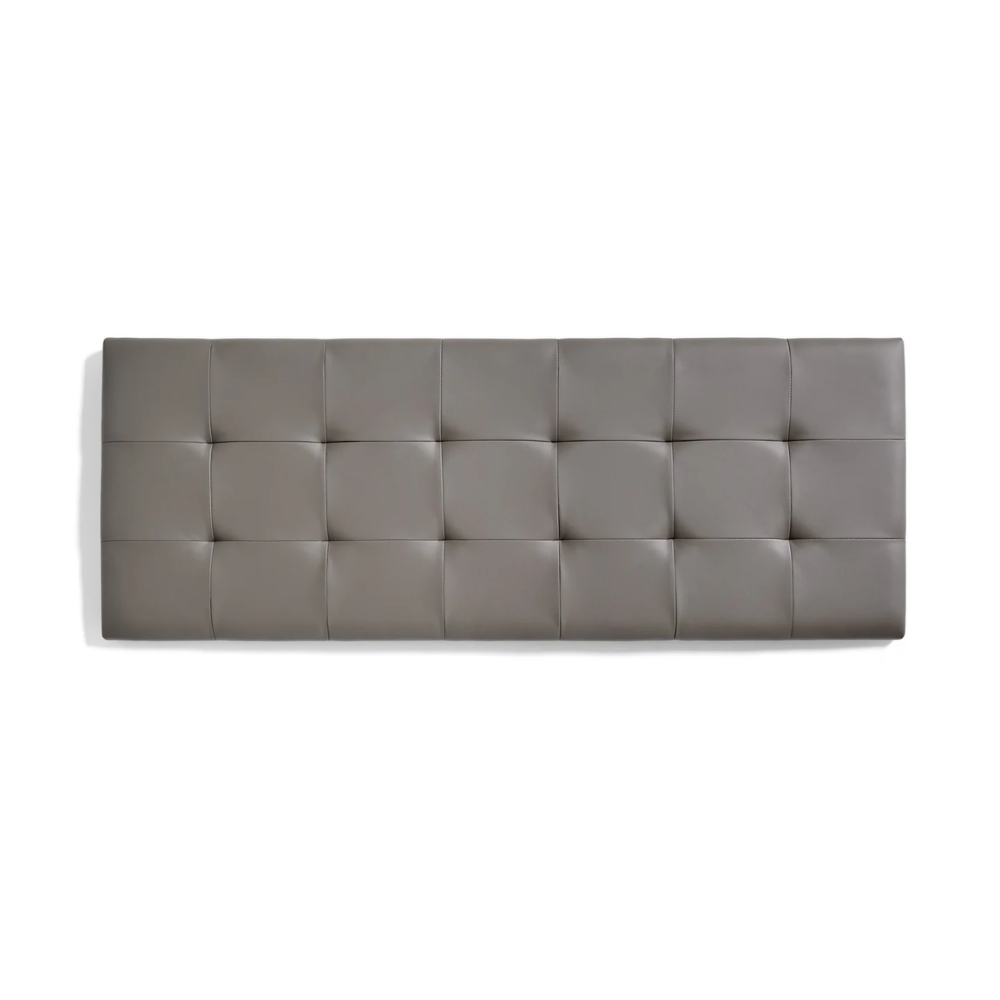 Checkered Faux Leather Headboard
