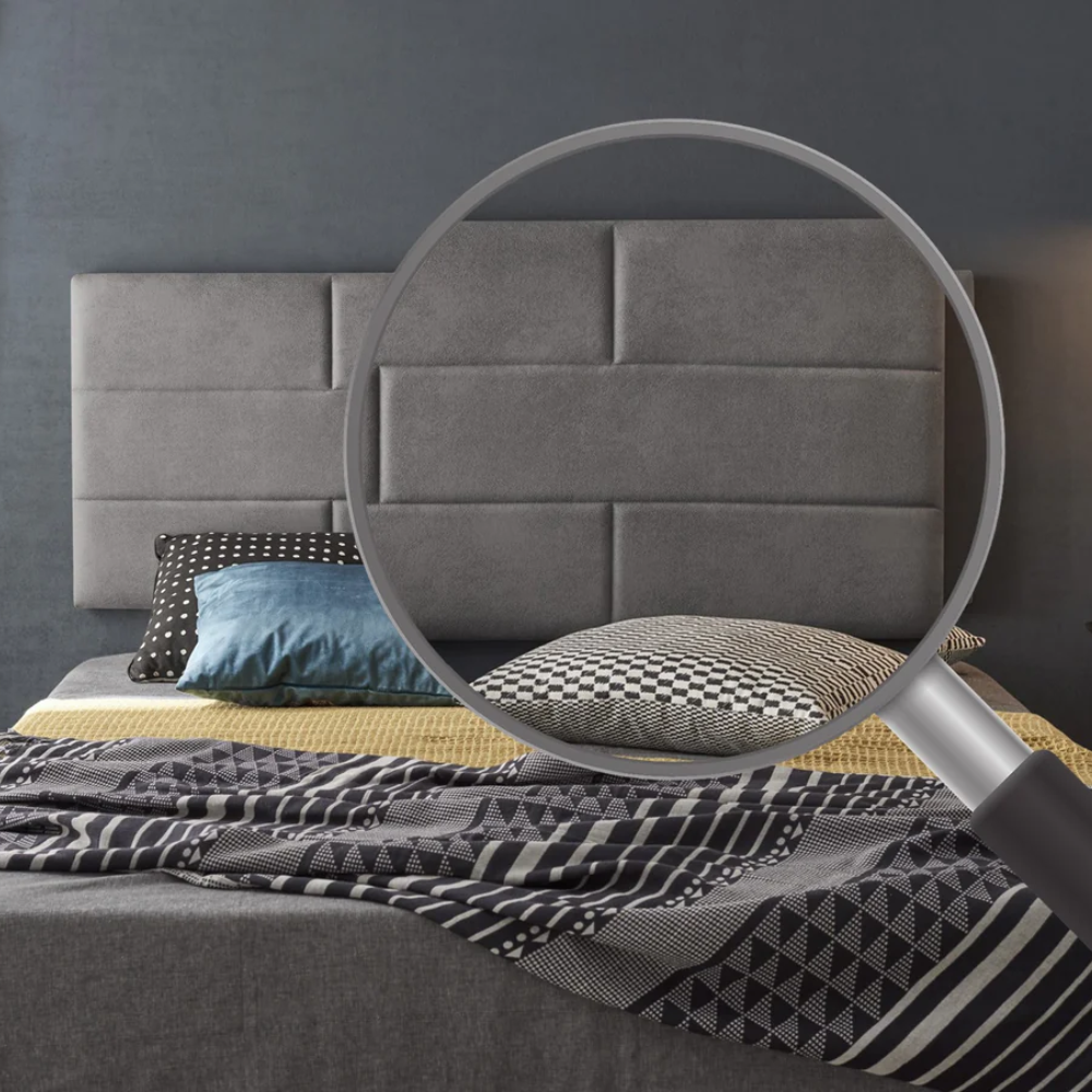 Brick Wall Fabric Headboard
