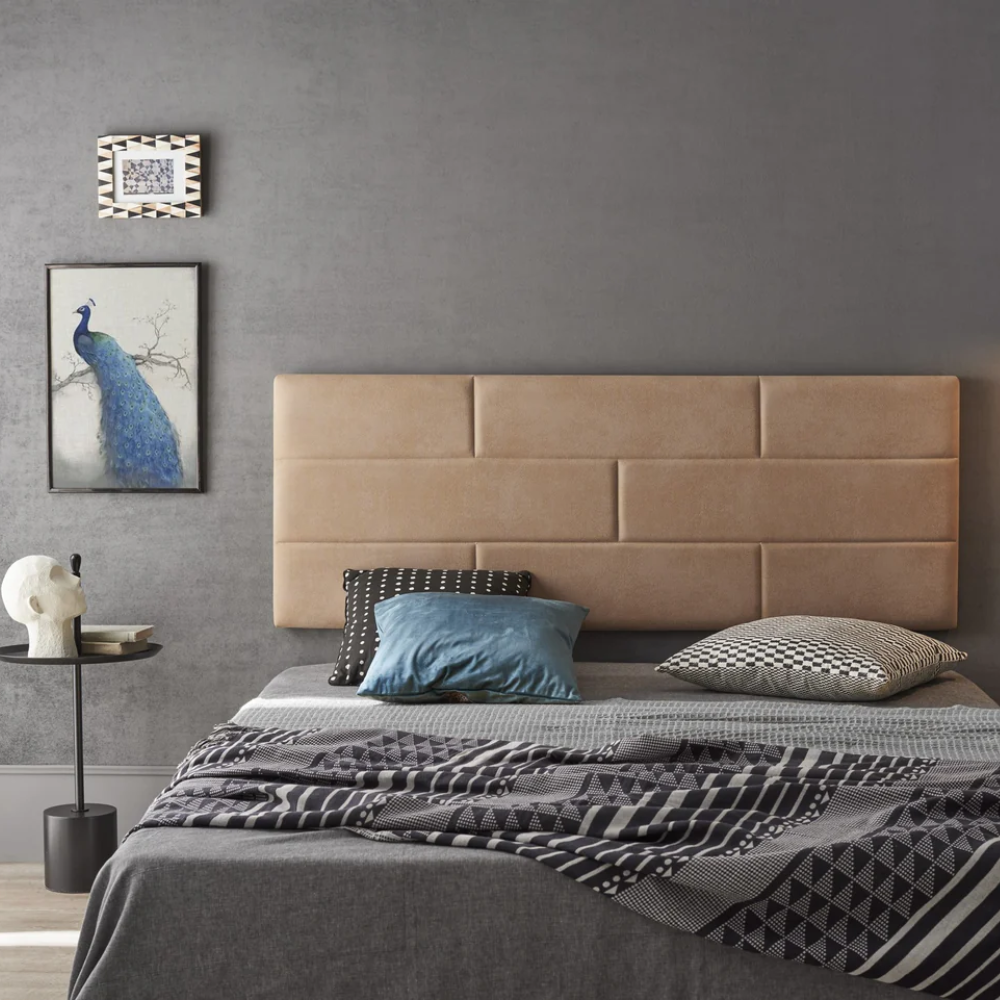 Brick Wall Fabric Headboard