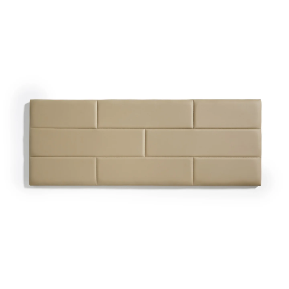 Wall Bricks Faux Leather Headboard