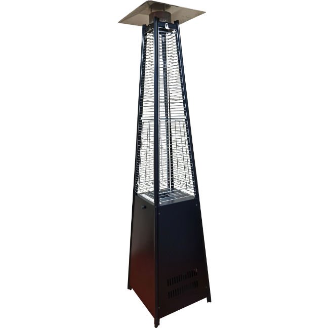 Pyramid Gas Patio Heater Black Powder Coated