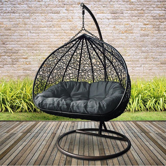 Hanging Indoor/Outdoor Egg Chair with Rain Cover