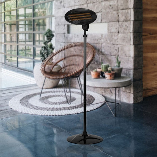 Quartz Electric Patio Heater | Black
